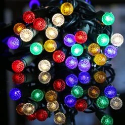 18.6Ft 50 LED Indoor Outdoor Decorative Christmas String Lights, Waterproof Globe Ball Fairy String Lights For Garden, Patio, Fence, Holiday, Party, Balcony (Multi-Colored) 10 18.6Ft 50 LED Indoor Outdoor Decorative Christmas String Lights, Waterproof Globe Ball Fairy String Lights For Garden, Patio, Fence, Holiday, Party, Balcony (Multi-Colored) -Xmas Lighting Shop 91VNTv HxCL. AC SL1500