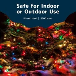 PREXTEX Christmas Lights (20 Feet, 100 Lights) – Multi Color Christmas Tree Lights With Green Wire - Colorful Holiday Christmas Lights Indoor/Outdoor String Lights - Warm Multi Color Twinkle Lights 10 PREXTEX Christmas Lights (20 Feet, 100 Lights) – Multi Color Christmas Tree Lights With Green Wire - Colorful Holiday Christmas Lights Indoor/Outdoor String Lights - Warm Multi Color Twinkle Lights -Xmas Lighting Shop 91VogImbQgL. AC SL1500