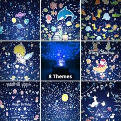 Night Light Projector For Kids - Bedroom Star Projector With Galaxy Planets, Animals Dinosaur World, Constellations, Birthday, Sea World, Christmas, Cupid, Halloween Themes, Gifts For Boys, Girls -Xmas Lighting Shop 91WFJspbpRL. AC SL1500