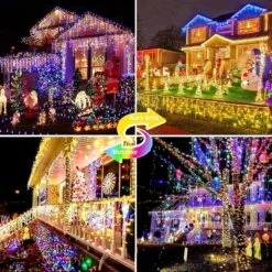 Christmas Lights Outdoor 300 LED 99ft Color Changing String Lights Warm White To Multicolor LED String Lights Remote 11 Modes Fairy Light For Thanksgiving Xmas Tree Party Wedding Indoor Decorations -Xmas Lighting Shop 91ZrFIi GoL. AC SL1500