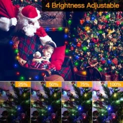 Ollny Christmas Lights Outdoor Indoor, 600LED 198FT Christmas Tree Lights IP67 Waterproof With Remote, 8 Modes Timer Plug In Outside Xmas Lights For House Bedroom Party Yard Decorations-Multicolor -Xmas Lighting Shop 91fOa1OX9qL. AC SL1500