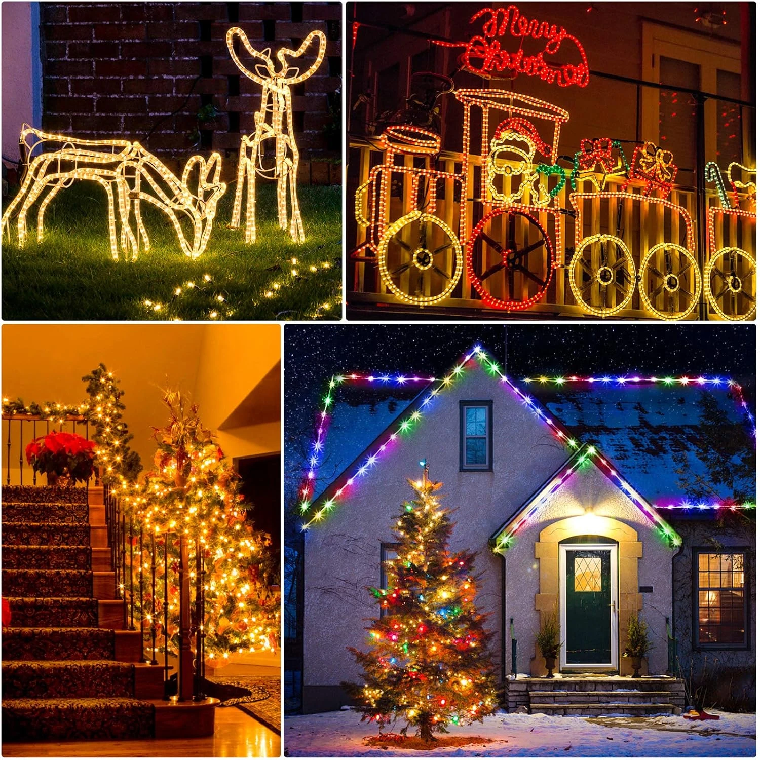 Mlambert 99Ft LED Rope Lights Outdoor, 16 Colors RGB Remote Control Fairy String Lights Plug In With 300 LEDs, Waterproof, Super Durable For Bedroom Patio Halloween Christmas Tree Garden Yard Decor 8 Mlambert 99Ft LED Rope Lights Outdoor, 16 Colors RGB Remote Control Fairy String Lights Plug In With 300 LEDs, Waterproof, Super Durable For Bedroom Patio Halloween Christmas Tree Garden Yard Decor - Image 8