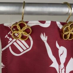 SKL Home Vern Yip Christmas Carol Shower Curtain, 70 X 72 Inches, Red -Xmas Lighting Shop 91nzcUU1kXL. AC SL1500