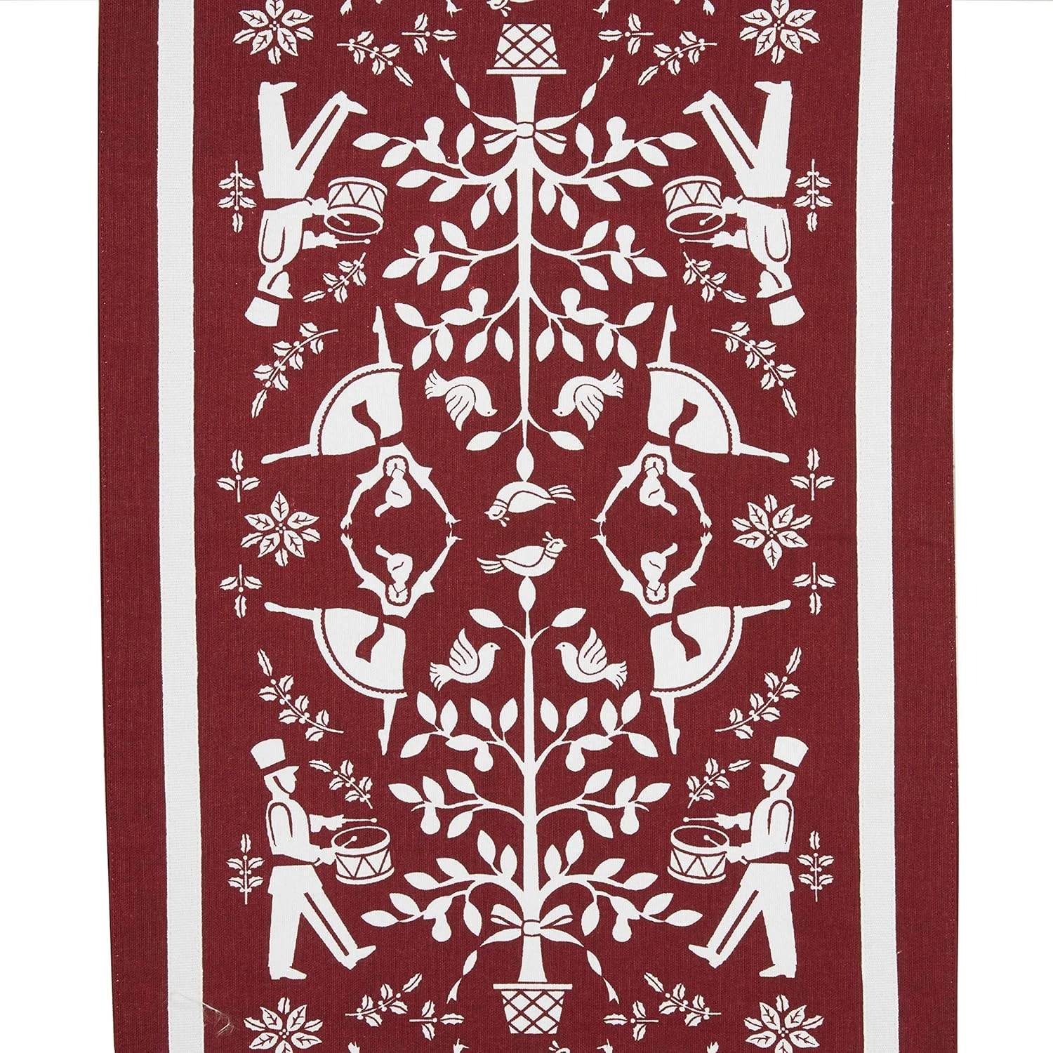 SKL Home Vern Yip Christmas Carol Table Runner, 72 X 13 Inches, Red 3 SKL Home Vern Yip Christmas Carol Table Runner, 72 X 13 Inches, Red - Image 3