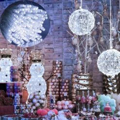 Hopolon 100LED White Christmas String Lights, 33ft Extendable Christmas Lights Outdoor Waterproof, 8 Modes LED White String Lights Indoor For Tree Wedding Party Garden Patio Decoration -Xmas Lighting Shop 91tL1kHiuzL. AC SL1500