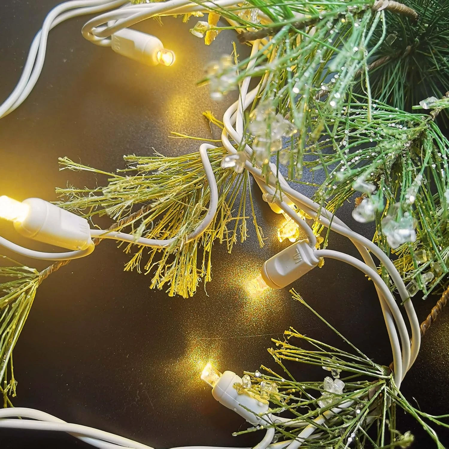 Christmas Lights 50 LED 17FT Commercial Mini LED String Lights, 120V UL, White Wire Xmas Lights For Indoor & Outdoor Use, Holiday Party Decorations,Trees, Light Displays (Warm White) 6 Christmas Lights 50 LED 17FT Commercial Mini LED String Lights, 120V UL, White Wire Xmas Lights For Indoor & Outdoor Use, Holiday Party Decorations,Trees, Light Displays (Warm White) - Image 6