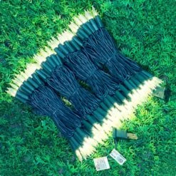 JinBest 200 LED Warm White Christmas Lights, UL Certified And Commercial Grade 66ft Green Wire String Lights, For Indoor And Outdoor Party, Wedding, Garden, Patio