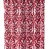 SKL Home Vern Yip Christmas Carol Shower Curtain, 70 X 72 Inches, Red