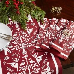 SKL Home Vern Yip Christmas Carol Table Runner, 72 X 13 Inches, Red 21 SKL Home Vern Yip Christmas Carol Table Runner, 72 X 13 Inches, Red -Xmas Lighting Shop A1vv0oIW47L. AC SL1500